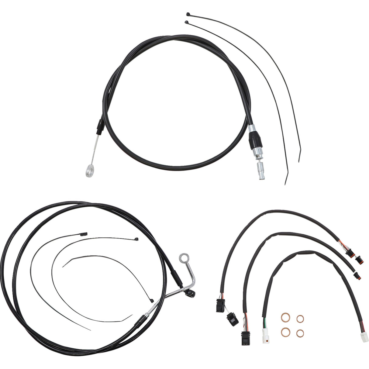 MAGNUM SHIELDING 0662-1049 4861141 XR Handlebar Installation Kit - Black