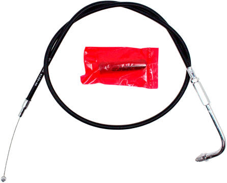Motion Pro Black Vinyl Throttle Cable - 06-0074 For Harley Sport Glide / Sport Glide Grand Touring / Low Rider Custom / Low Rider Sport 1983-1989