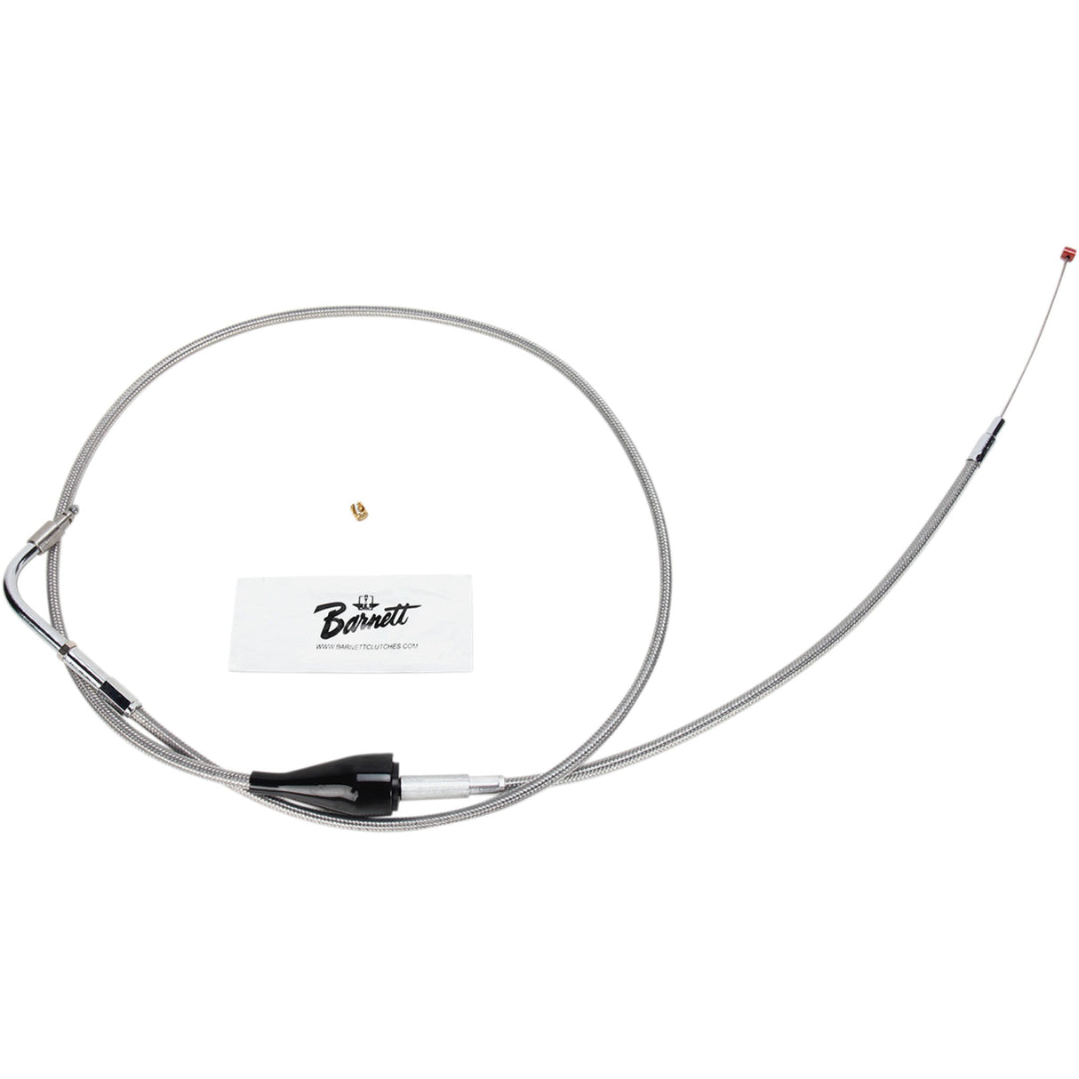 Barnett Stainless Steel Throttle Idle Cable +6" - 102-30-41004-06 For Harley Touring 1996-2001