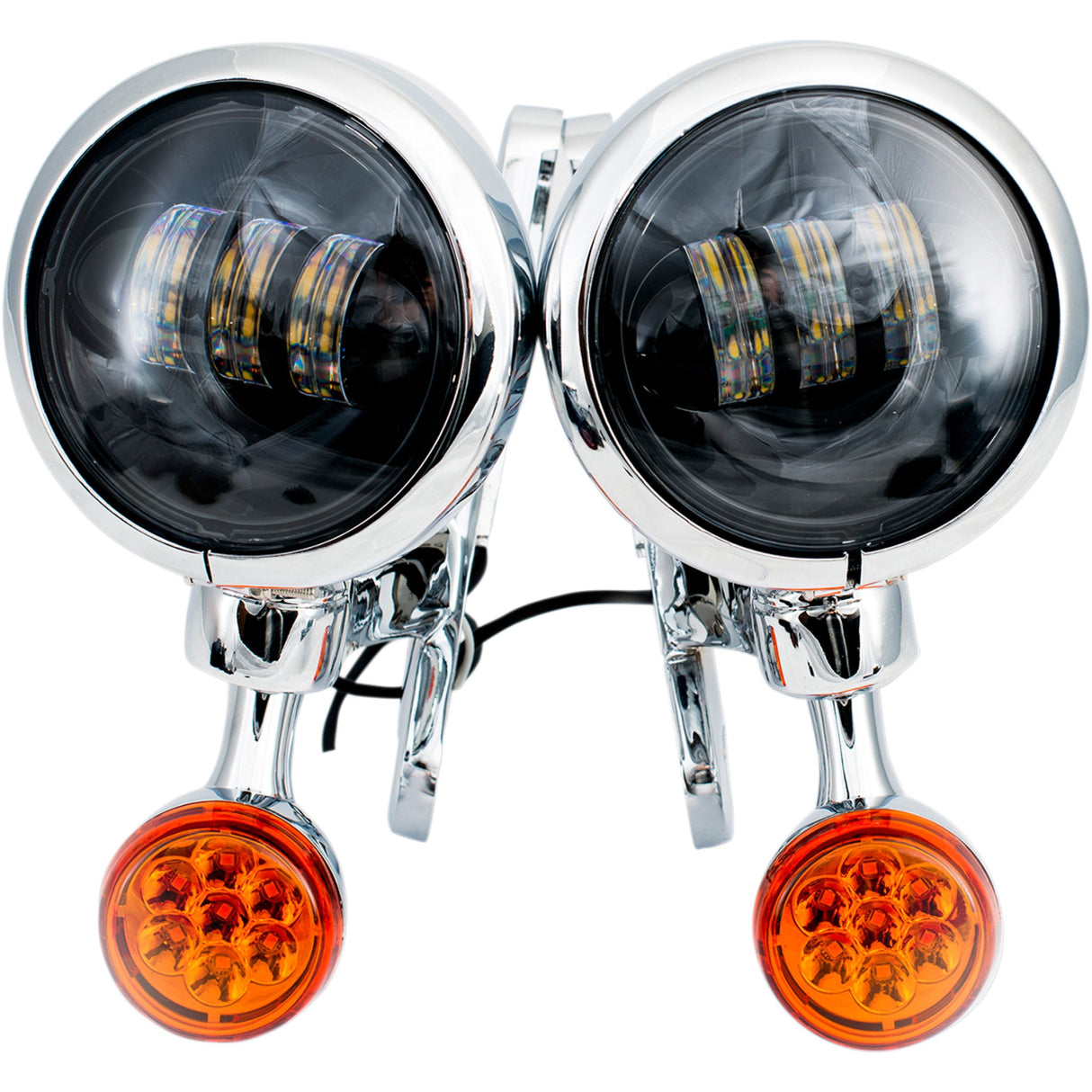 Rivco Products Spotlight And Turn Signal Kit - MV190 For Harley Touring 1994-2020