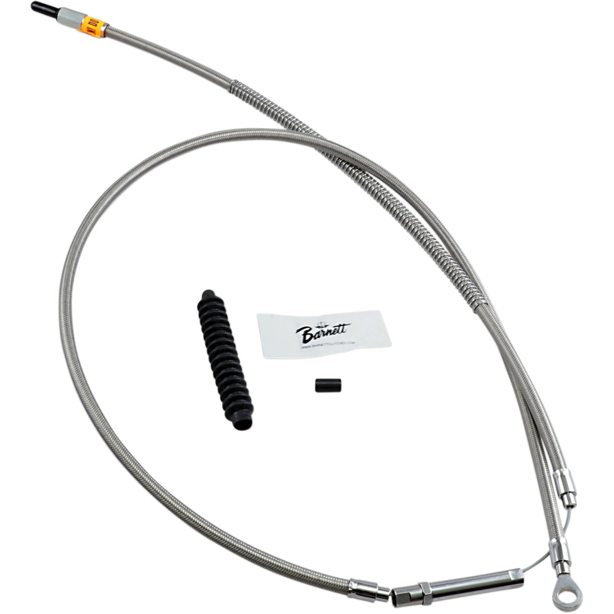 Barnett High-Efficiency Stainless Steel Clutch Cable For Harley-Davidson +6" '07 Touring - 102-30-10035-06 For Harley Touring 2007