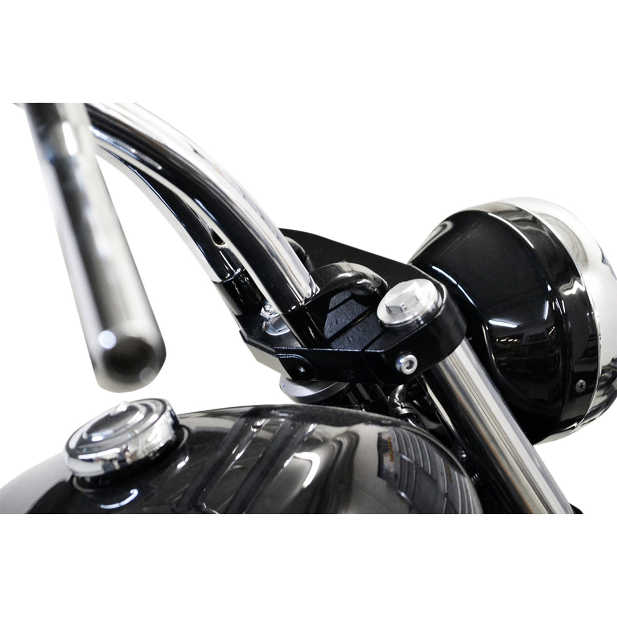 LA CHOPPERS 0602-0690 LA-7416-01B Handlebar Riser Pullback Extension Kit - Riser Extensions - Pullback - 1" - Black