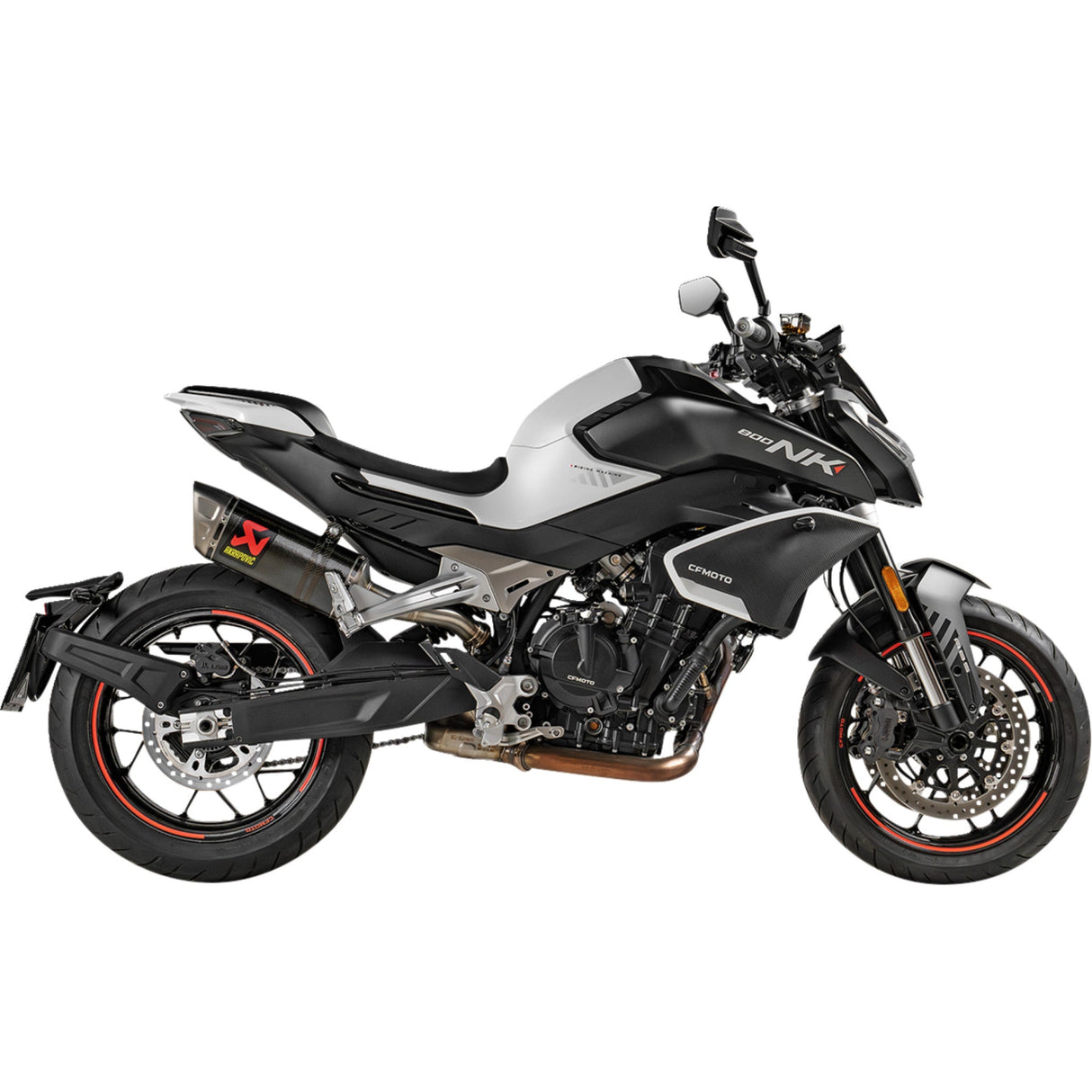 Akrapovic Slip-On Line Muffler - S-CF8SO1-HAPLC CFMOTO 800NK 2024-2025