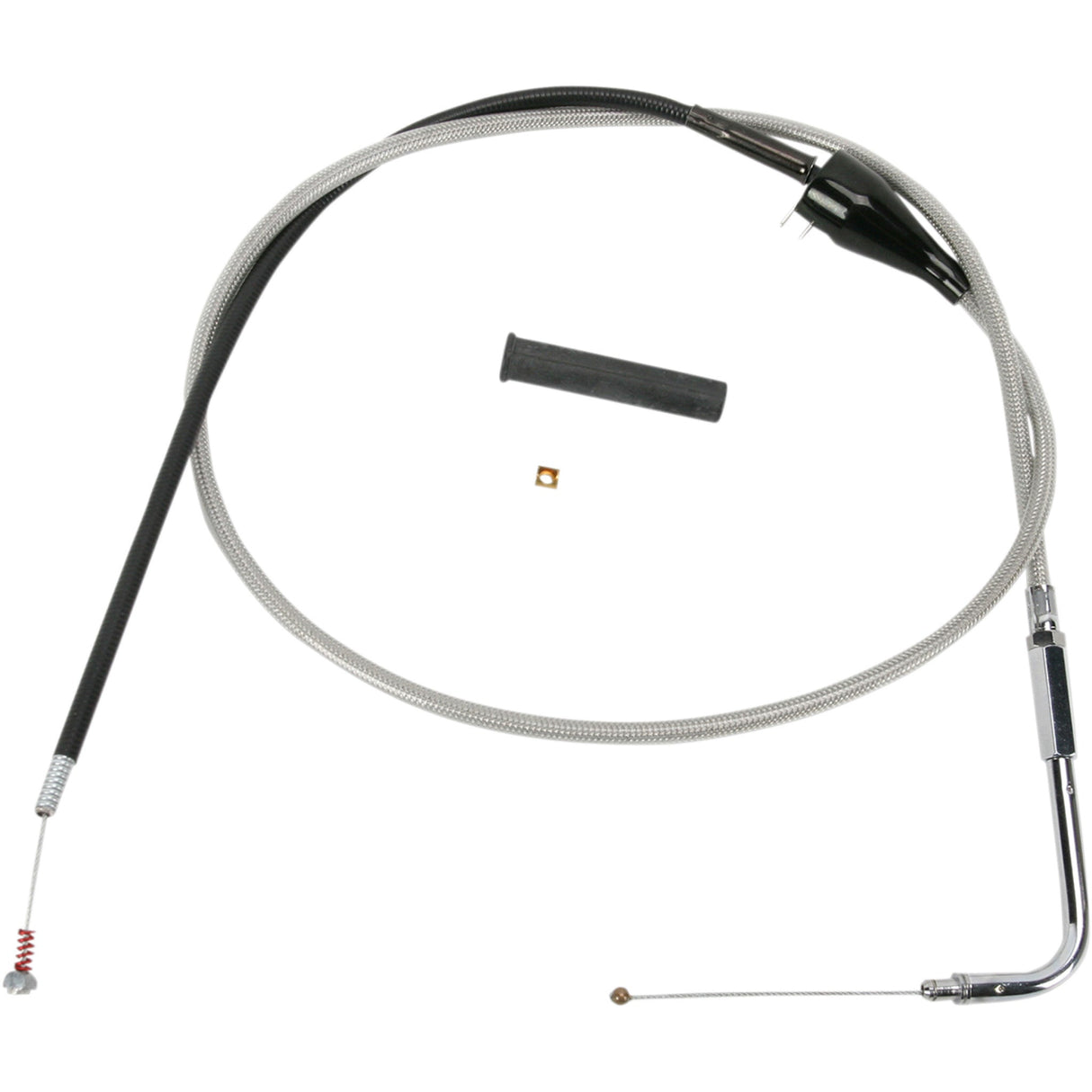 DRAG SPECIALTIES Stainless Braided Idle Cable