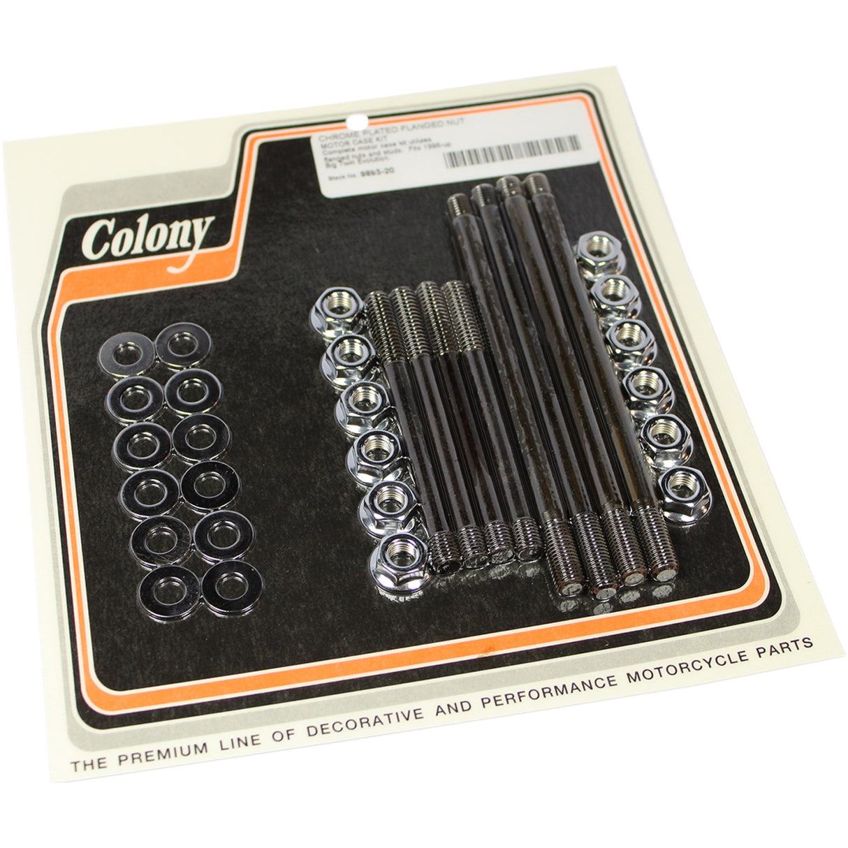 COLONY 2401-1075 9883-20 Motor Case Hardware Kit Bolt Kit - Motor Case - Big Twin/Evolution
