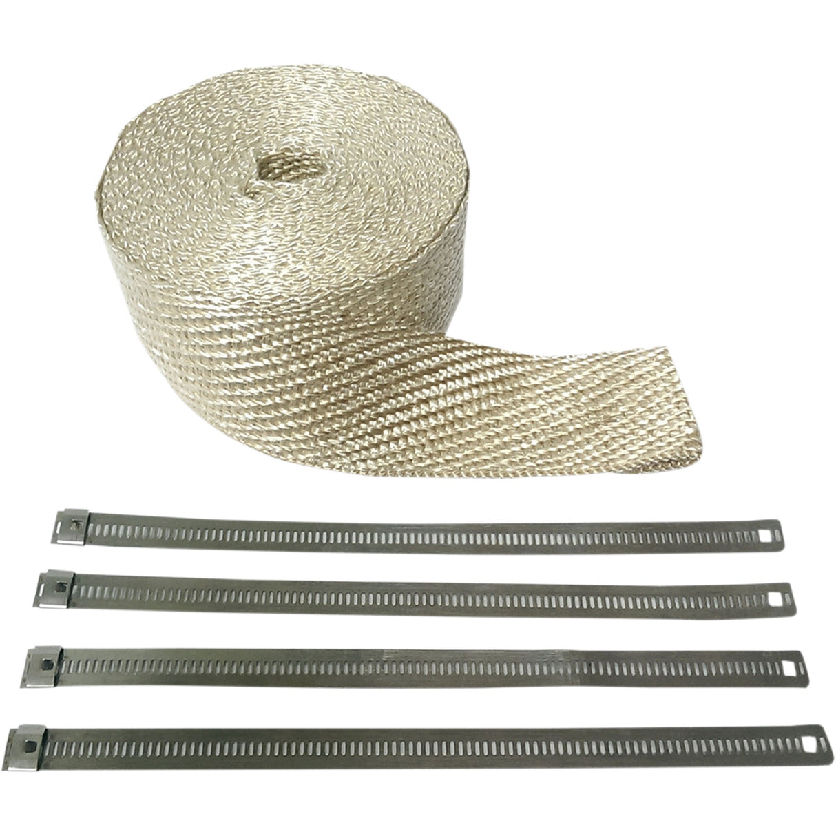 CYCLE PERFORMANCE PROD. 1861-0542 CPP/9045 Fiberglass Exhaust Wrap Kit natural - 1" x 50'