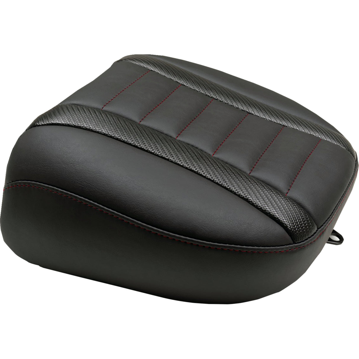 Mustang Deluxe Touring Passenger Seat Dark Cherry Stitch - 88402DC For Harley Touring 2023-2026