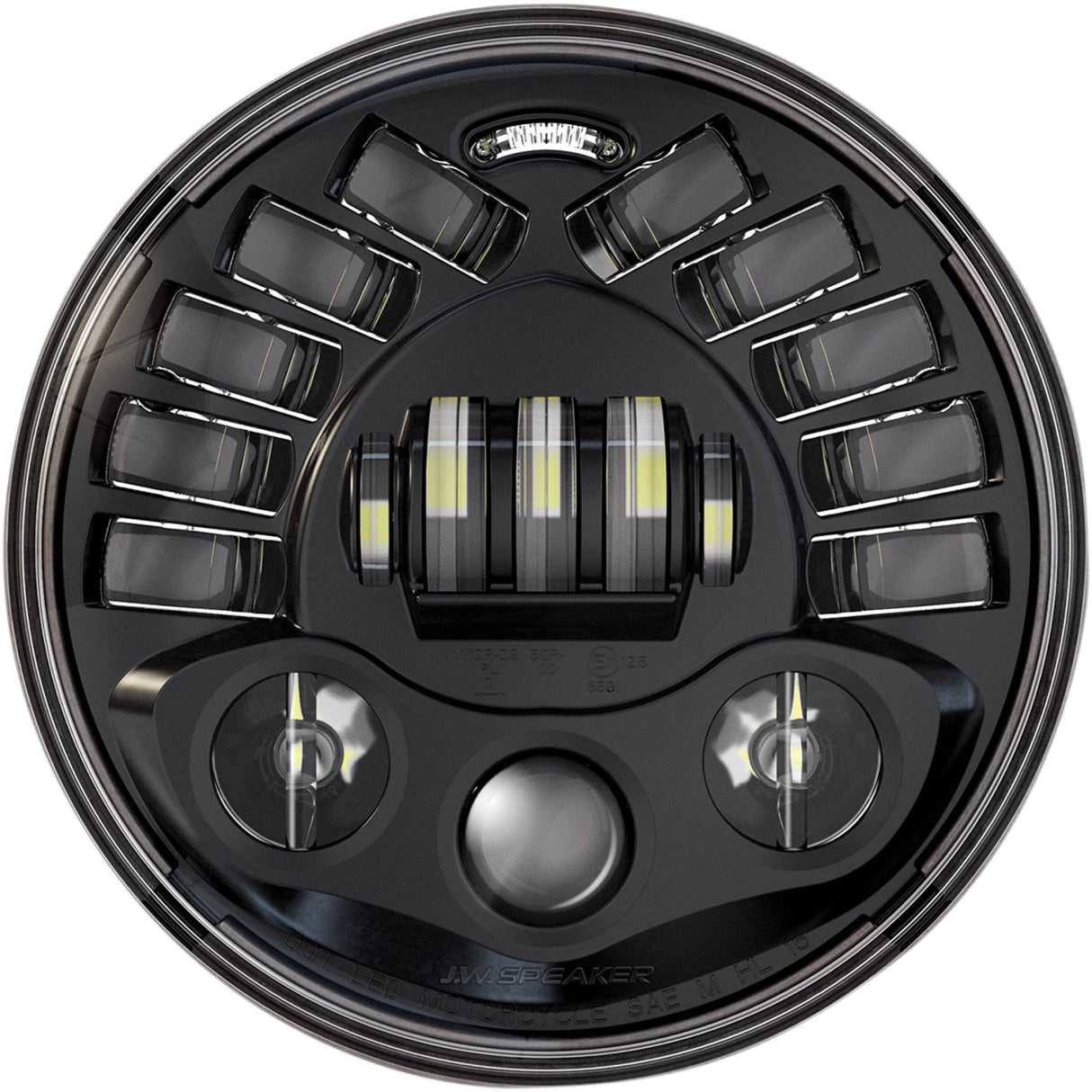 J.W. SPEAKER 2001-1773 0555011 7" LED Adaptive 2 Headlight Adaptive 2 LED Headlight - 7" - Black