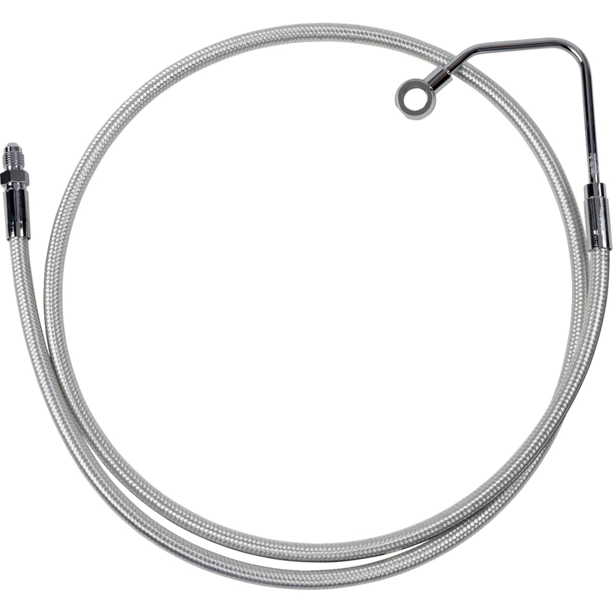 Magnum Shielding Designer Series ABS-Specific Mid Brake Line Kit ABS Sterling Chromite II - 37011 For Harley Touring 2008-2013
