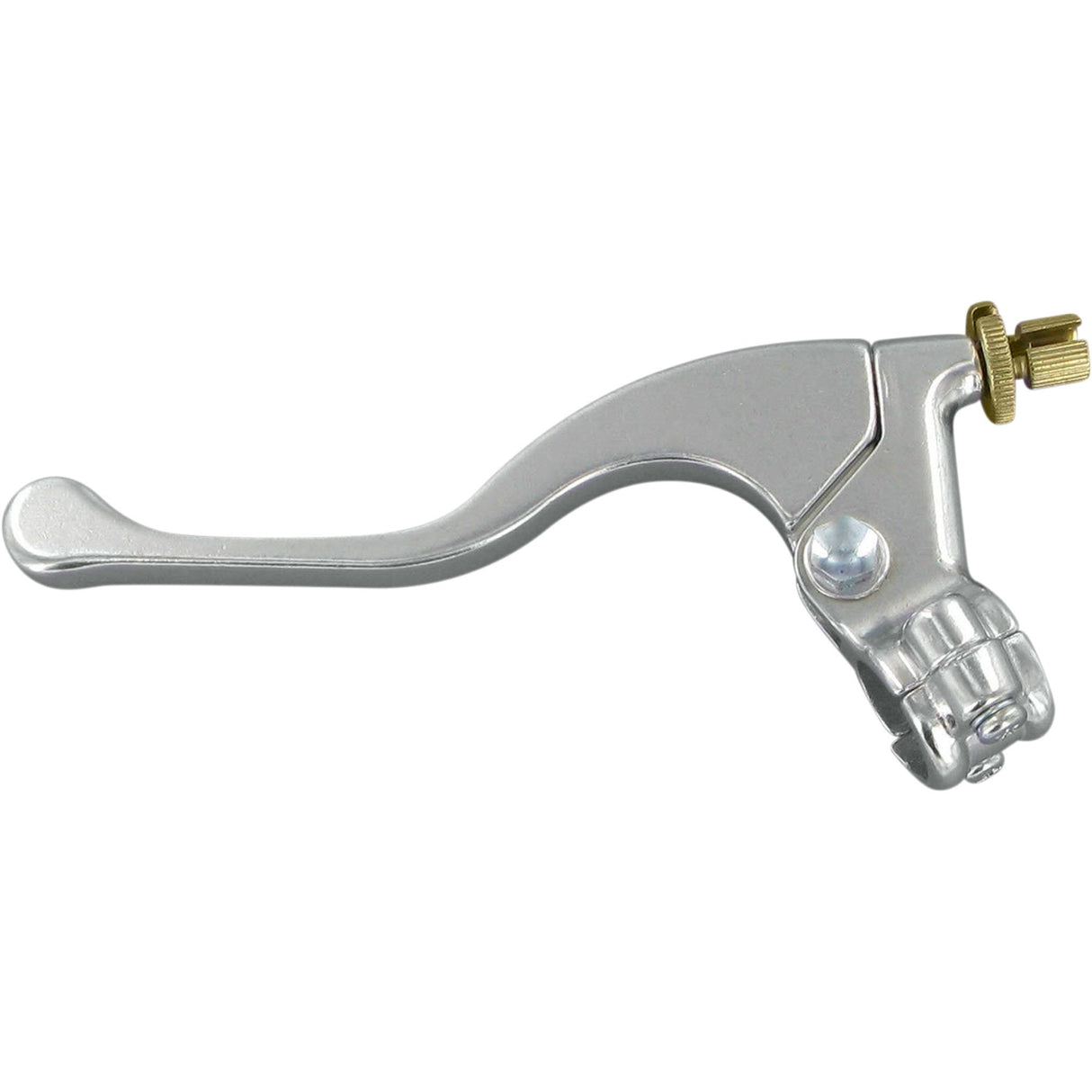 PARTS UNLIMITED 43-1101L Shorty Style Power Lever Assembly Lever Assembly - Left Hand - Shorty - Honda - Silver