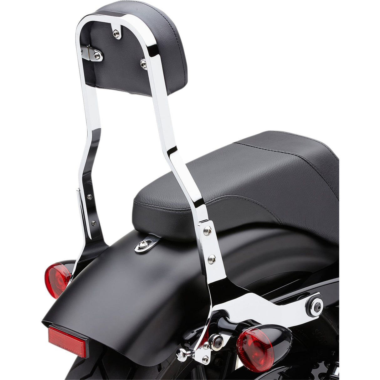 COBRA 1501-0577 602-2041 Detachable Backrest Kit - 14" - Chrome - Softail