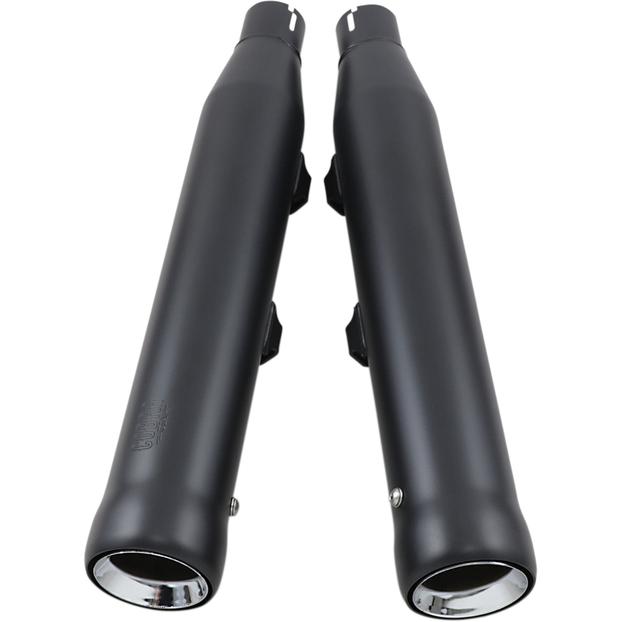 COBRA 1801-1403 6086RB Neighbor Hater Slip-On Mufflers - 3" Neighbor Hater Mufflers for FL - Black