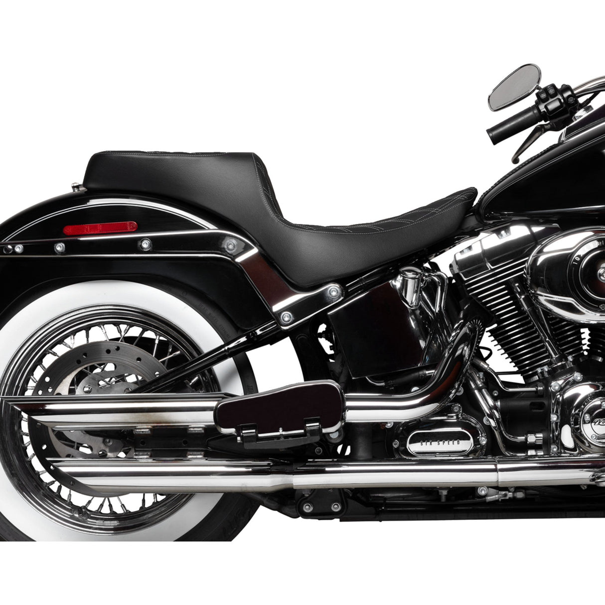DRAG SPECIALTIES Performance Predator 2-Up Seat III - FL '00-'17
