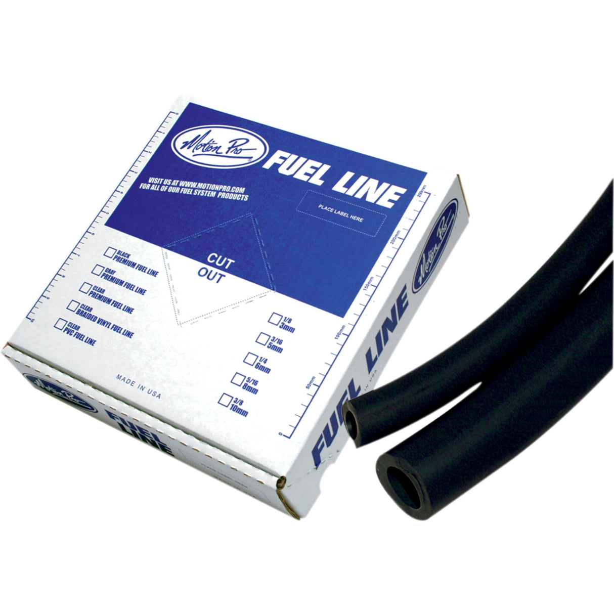 MOTION PRO 0706-0019 12-0041 Premium Fuel Line black - 1/4" - 25'
