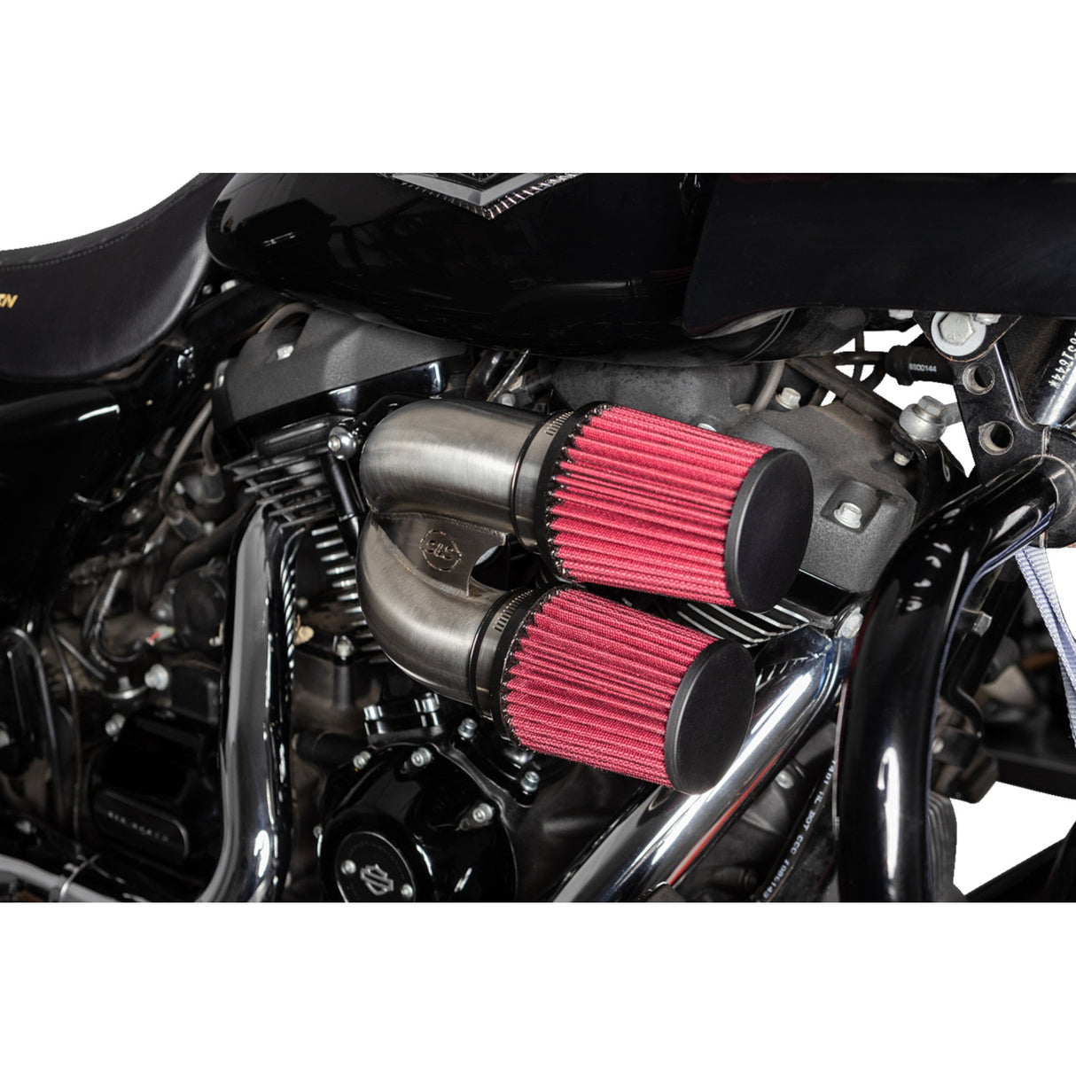 S&s Cycle Tuned Induction Two-In-One Air Cleaner - 170-0565A For Harley Motorcycles 2017-2024
