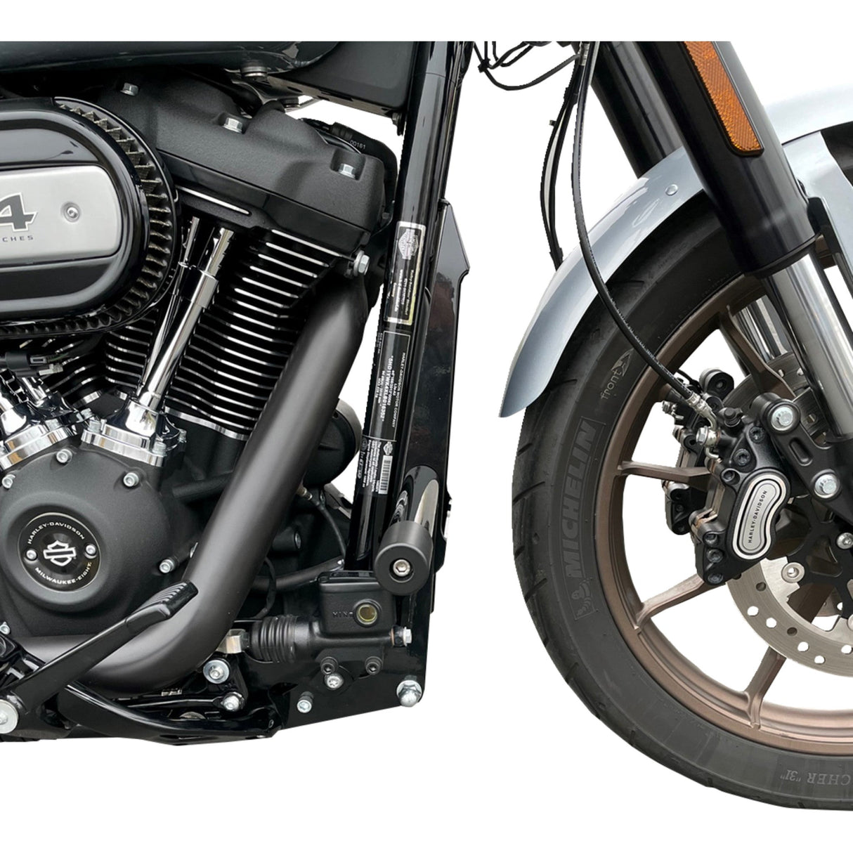 KODLIN USA 0505-2348 K59515 M8 Softail Engine Guards - Front - Black - Softail