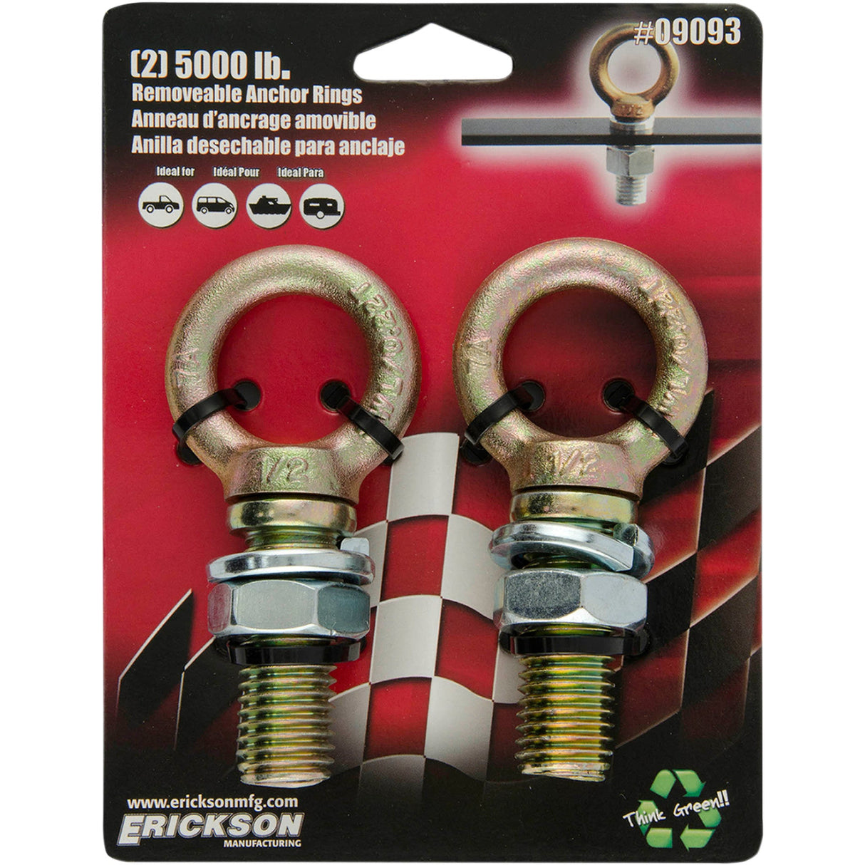 ERICKSON 3920-0410 09093 Removable Anchor Points