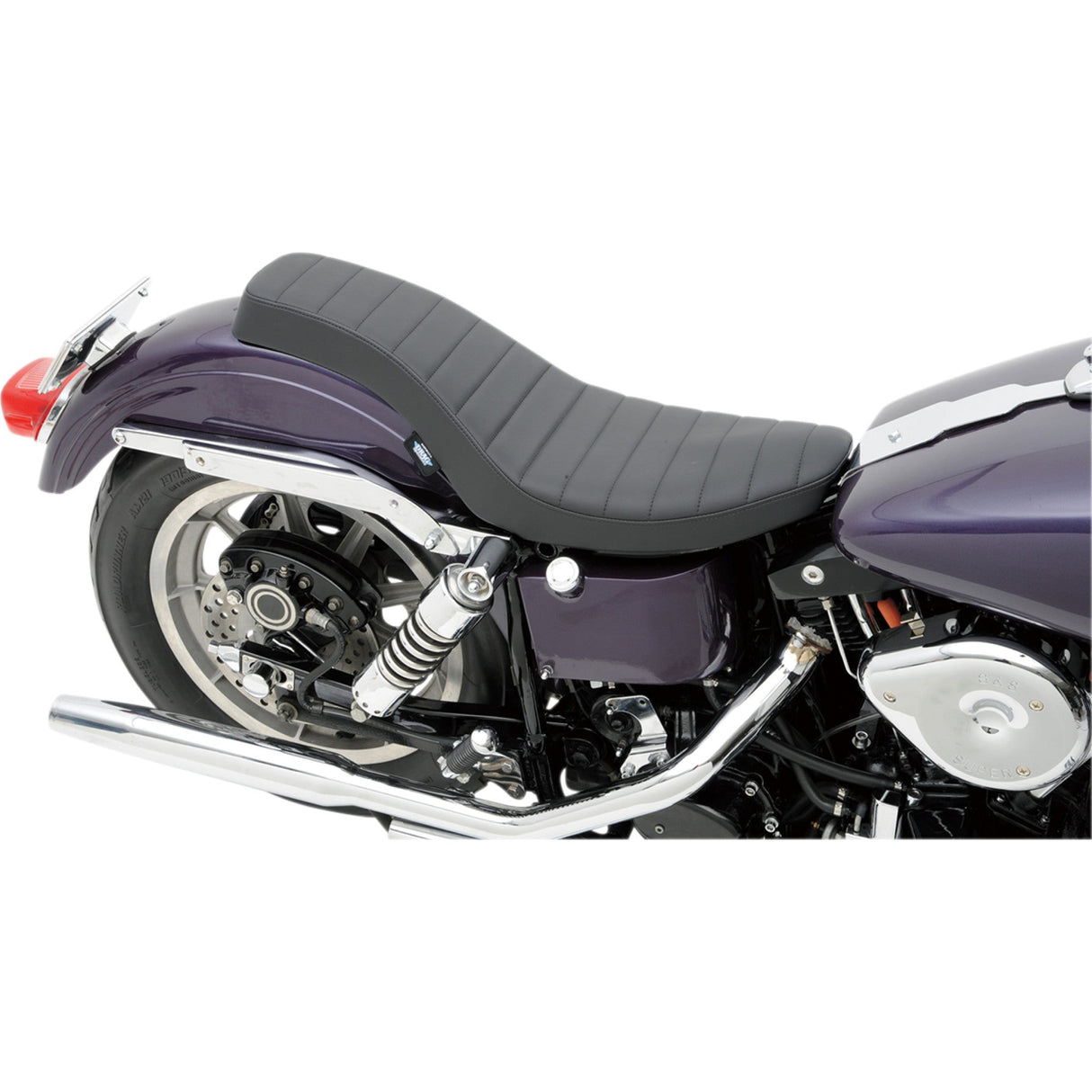 Drag Specialties Spoon Style Seat - 0805-0075 For Harley Motorcycles 1958-1984