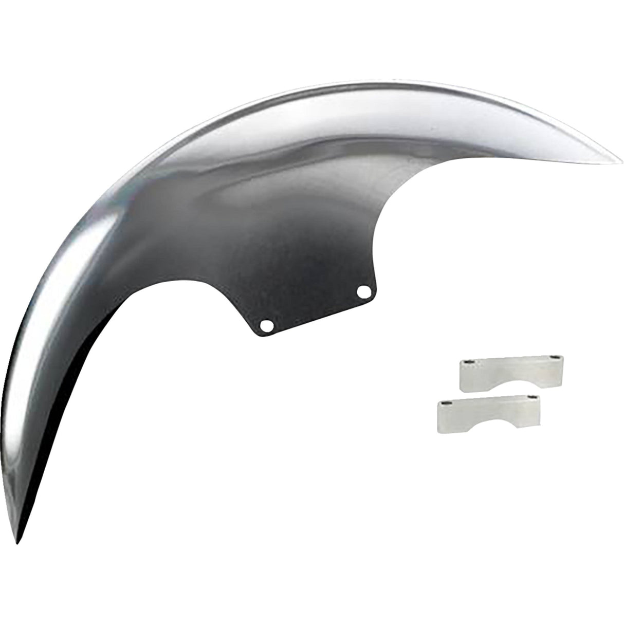 PAUL YAFFE BAGGER NATION 1401-0953 PYO:CAFE-21-13E-S Cafe Front Fender For 21" Wheel - Satin Spacers