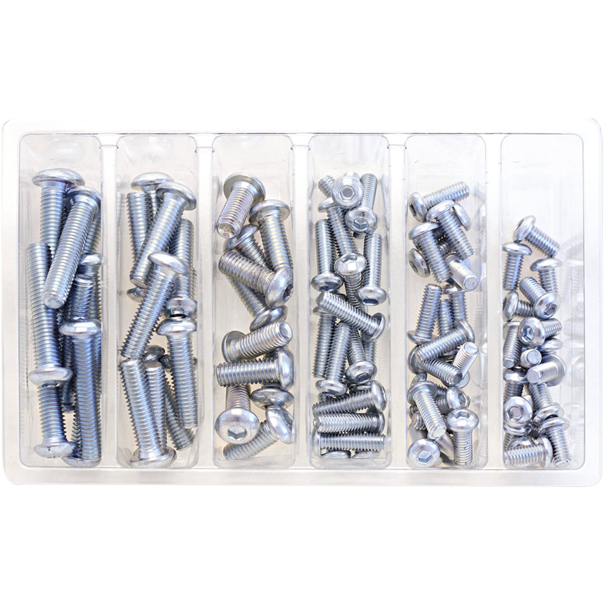 BOLT 2402-0235 SV-BHM6M8 Flange Bolt Assortment Bolt Assortment - Button - Allen