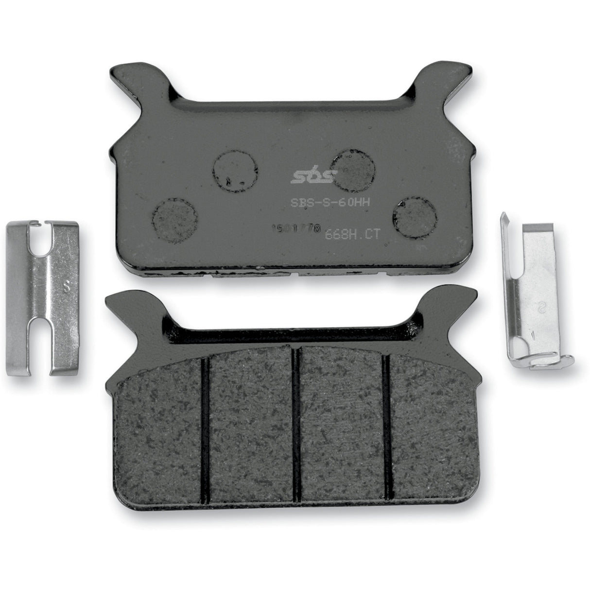 SBS 1721-1764 668H.CT HCT Street Carbon Tech Organic Harley/Buell Brake Pads Carbon Tech Brake Pads