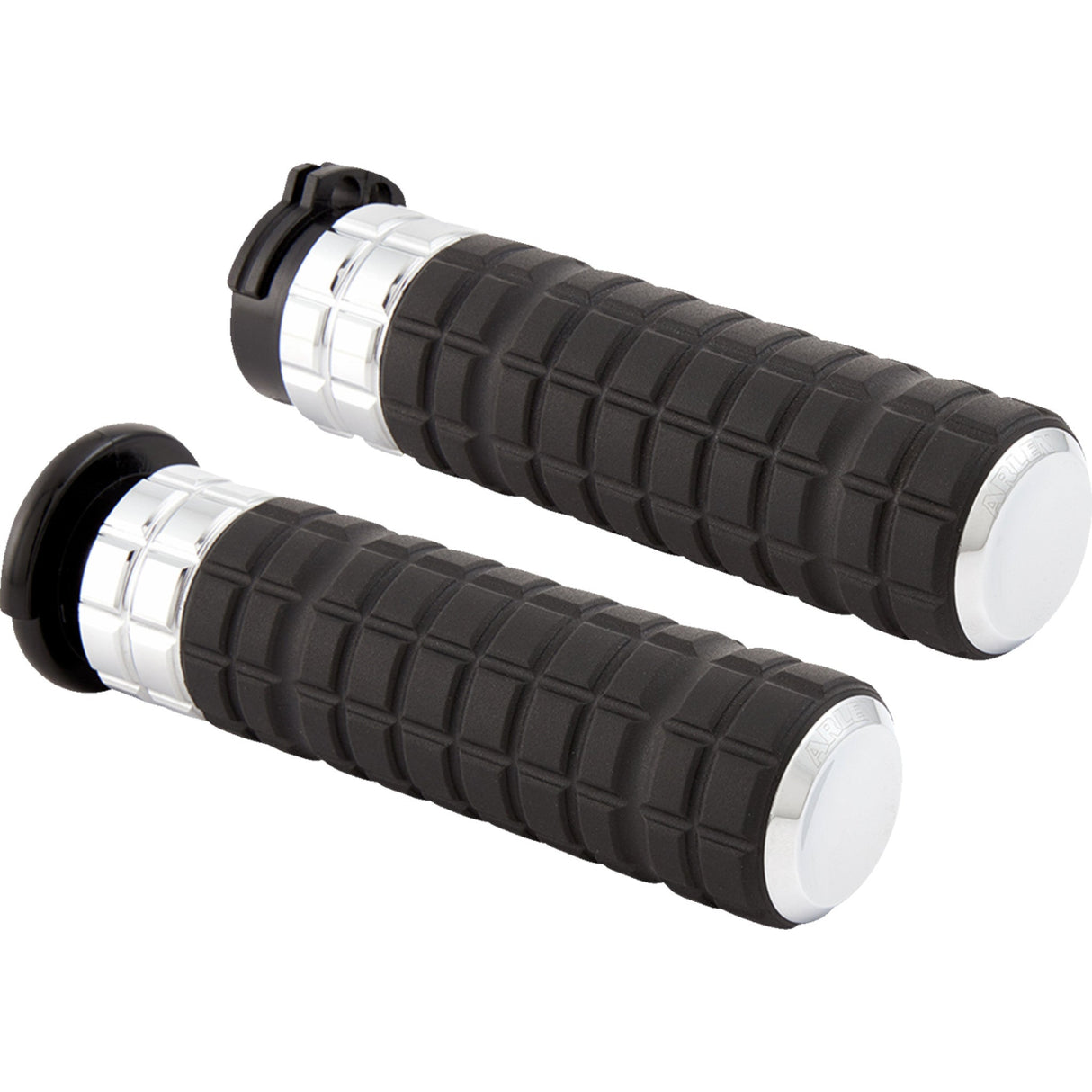 Arlen Ness SpeedLiner Grips Cable Chrome - 500-001 For Harley Motorcycles 1980-2022