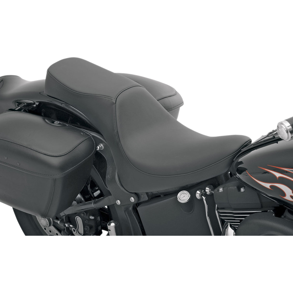 DRAG SPECIALTIES 0802-0501 Predator 2-Up Seat smooth - fl/fx '00-'17
