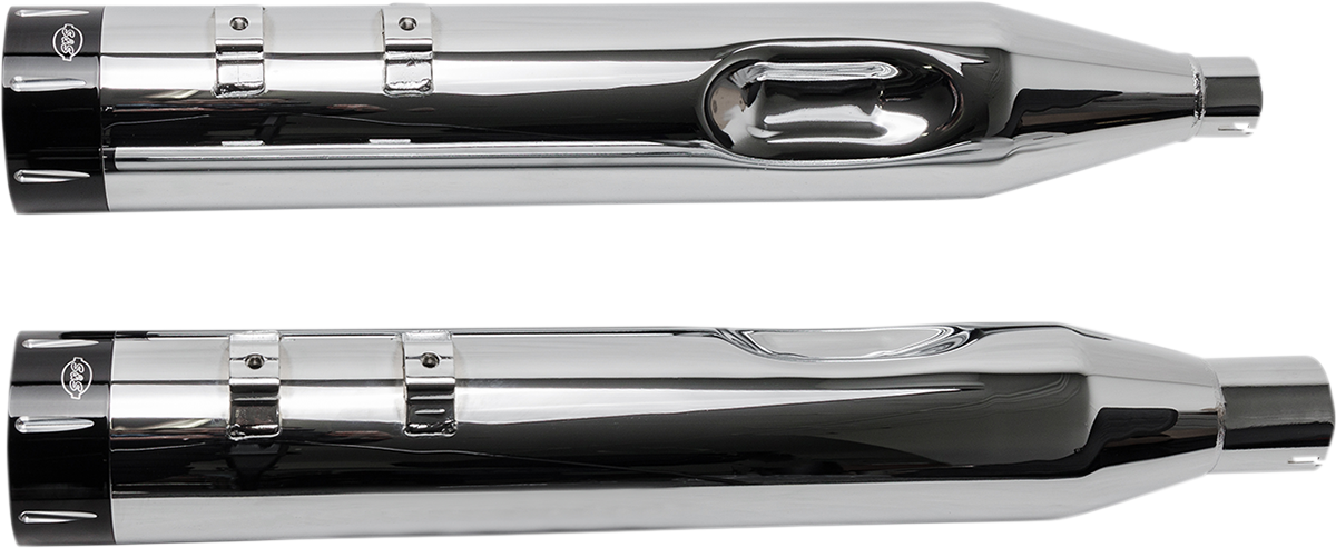 4-1/2" MK45 Performance Mufflers - Black Tracer - 1801-1079