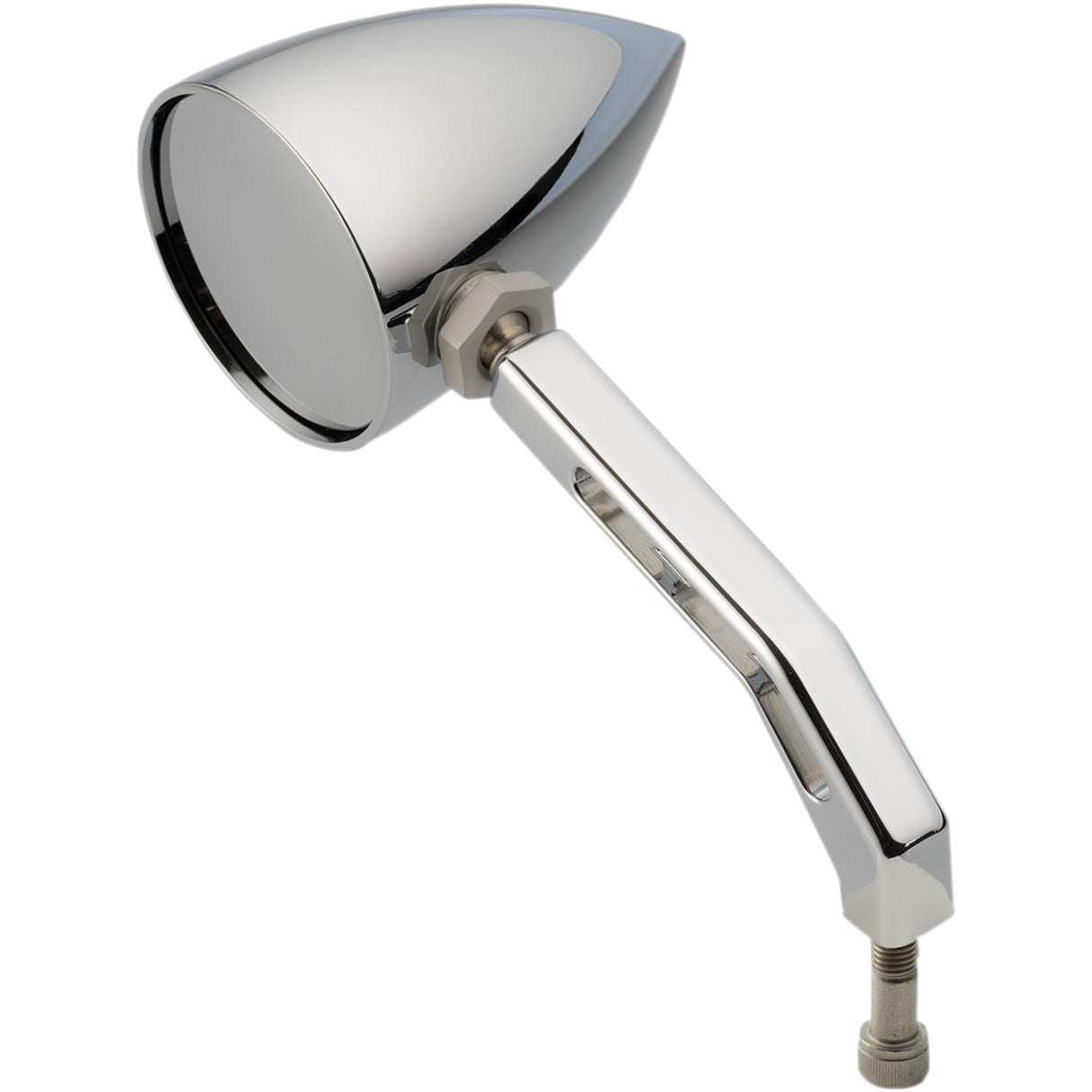 JOKER MACHINE 0640-1379 03-011 ViewTech V Billet Mirror Mirror - ViewTech 5 - Side View - Teardrop - Chrome