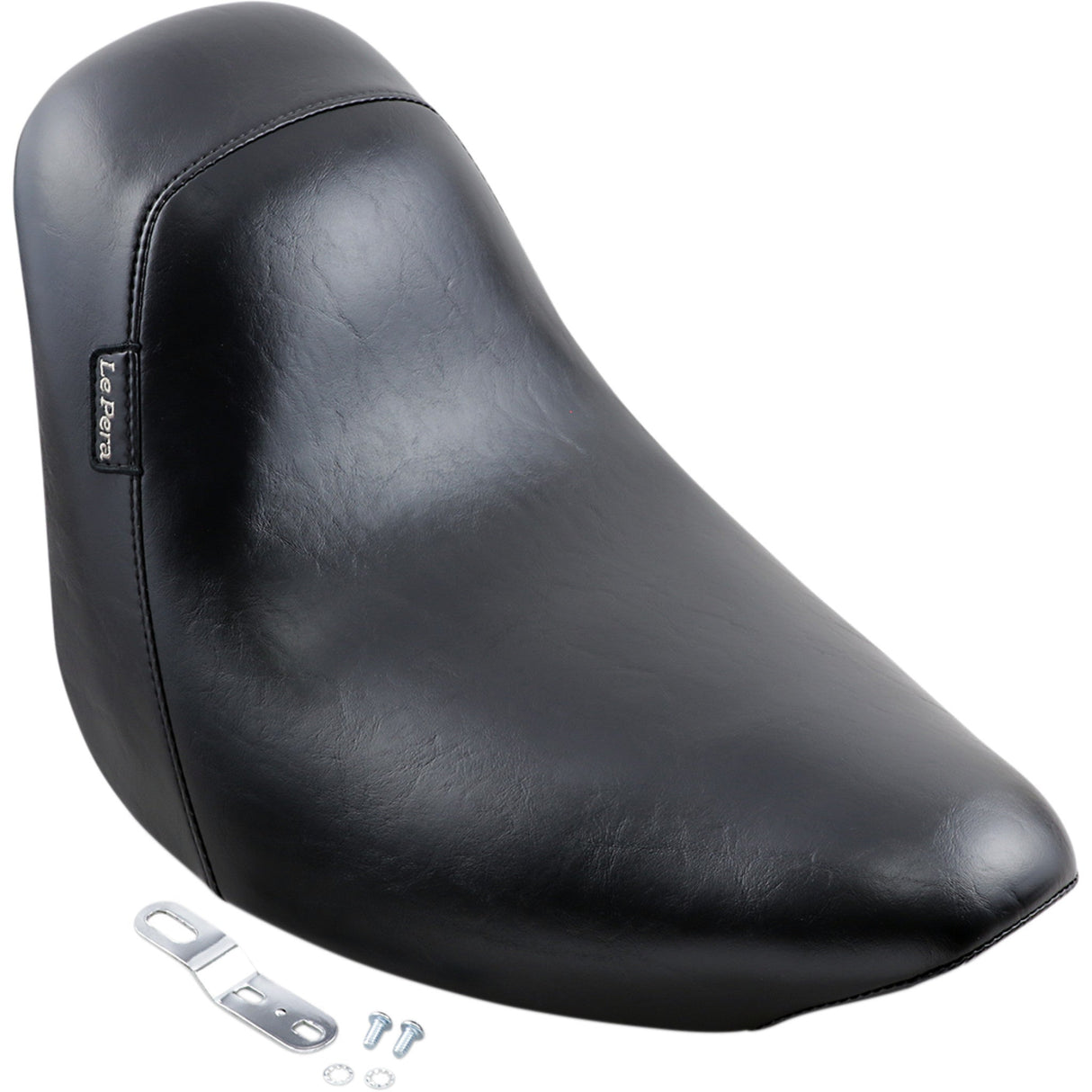 LePera Bare Bones Solo Seat Smooth Black - LGK-007 For Harley Softail 2006-2017