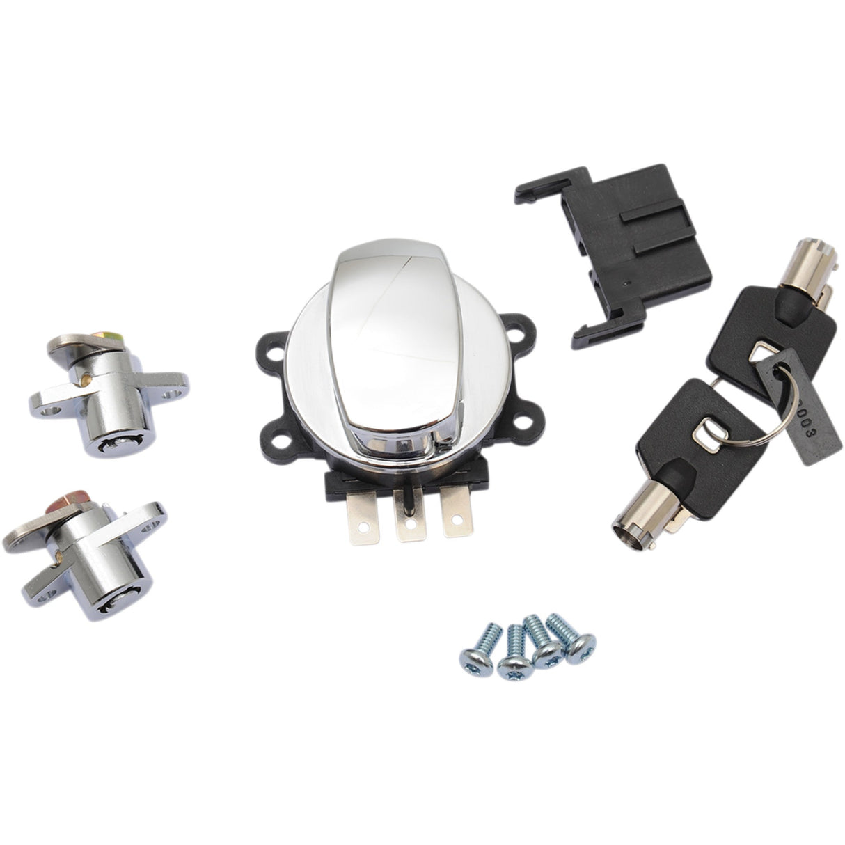 DRAG SPECIALTIES Side Hinge Ignition Switch with Saddlebag Lock