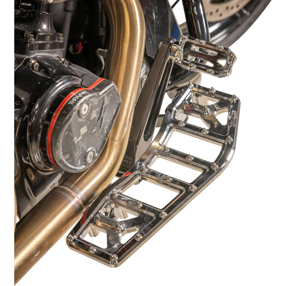 Thrashin Supply CO. Aggressor Floorboards Chrome - TSC-2219-3 For Harley Touring 1984-2026