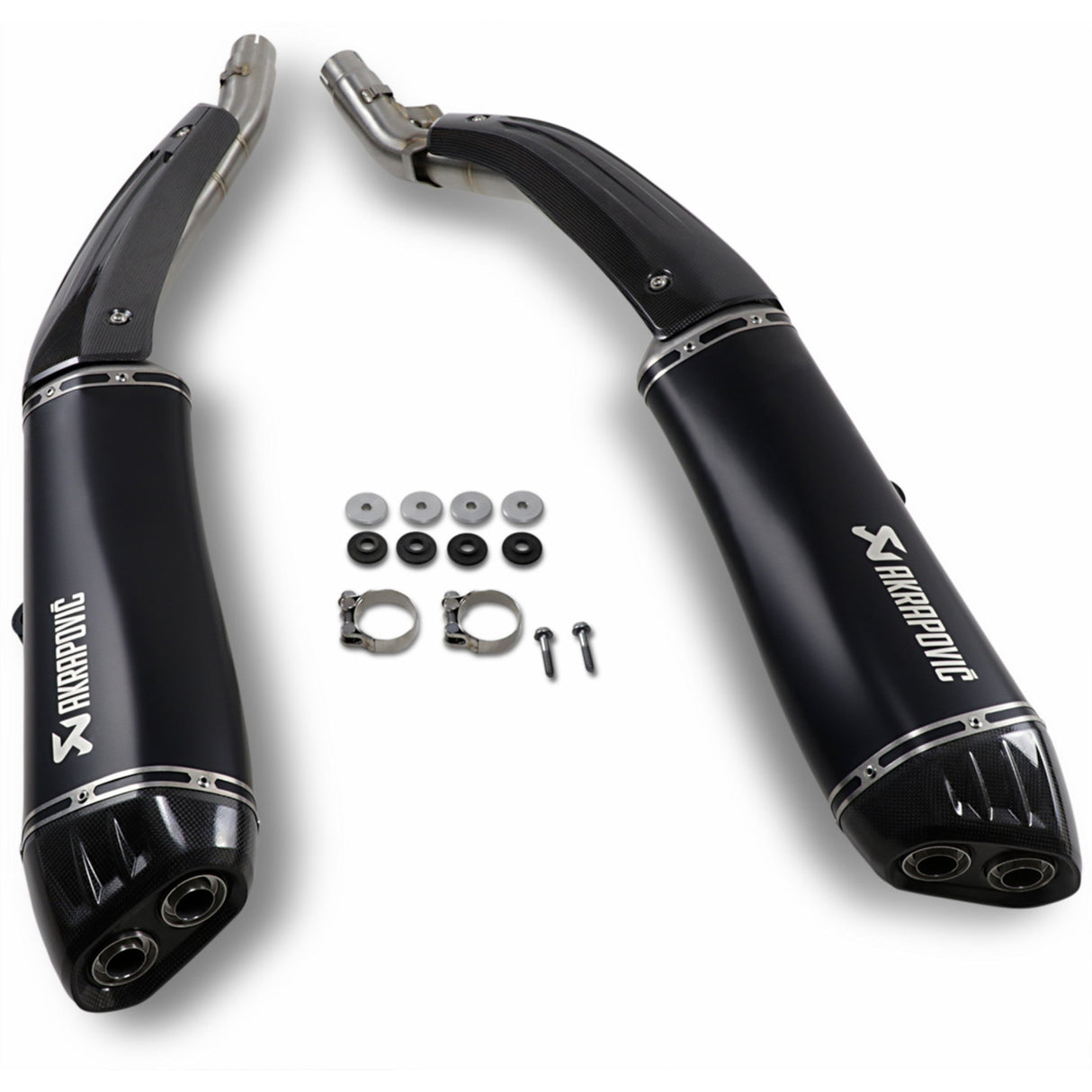Akrapovic Slip-On Line Muffler - S-B16SO3-HRAATBL BMW 1600 / Grand America / K1600B 2017-2020