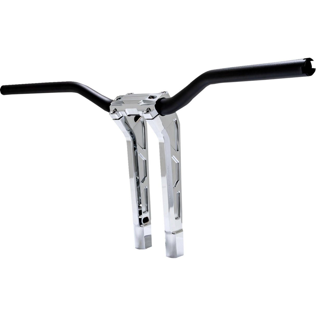 PERFORMANCE MACHINE (PM) 0602-1565 0208-2197M-CH Phatbar & Riser Kit internal wiring/gauge mount holes - 11-1/2" - chrome