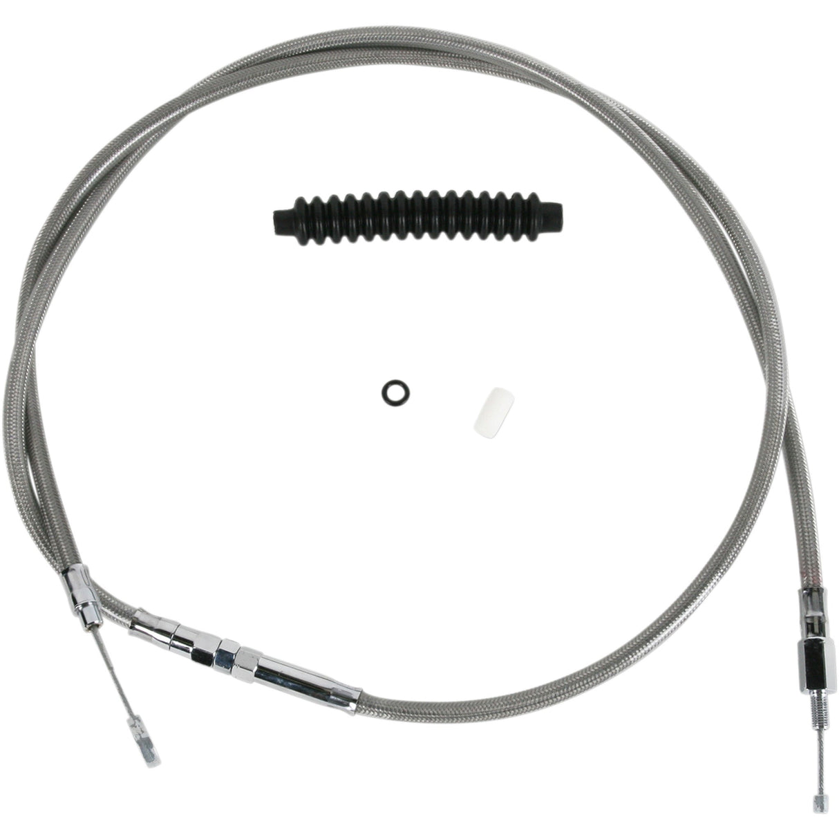 DRAG SPECIALTIES 0652-1456 High-Efficiency Braided Stainless Steel Clutch Cable
