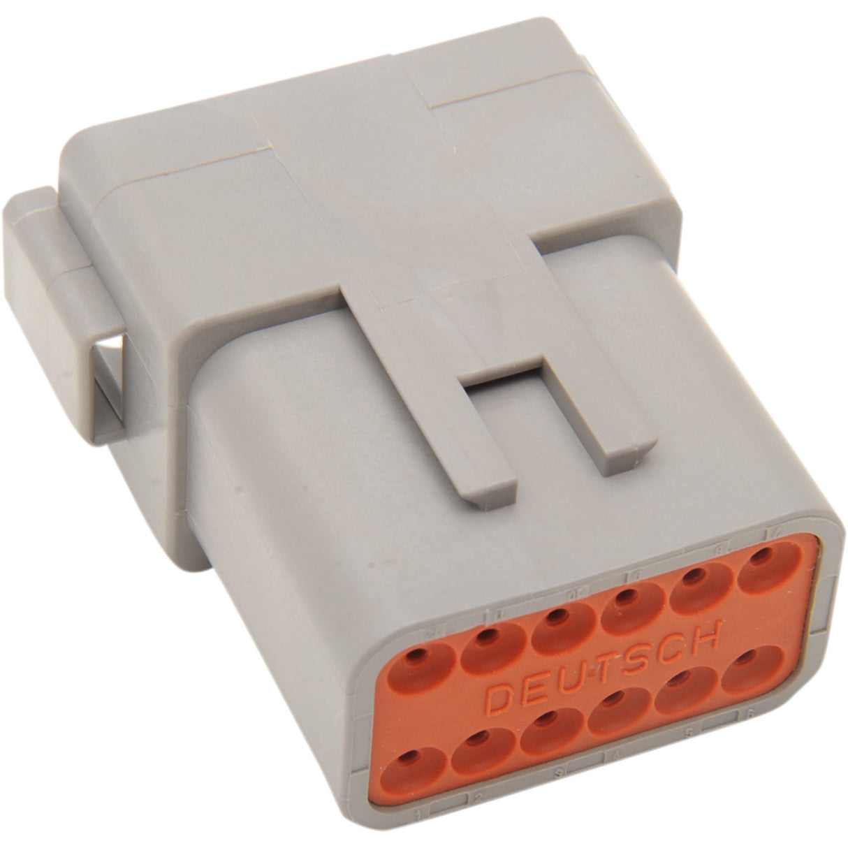 NAMZ 2120-0049 DR-12G Deutsch DT Sealed Connector Component — Wiring Connector Deutsch Receptacle - 12 Pin - Gray