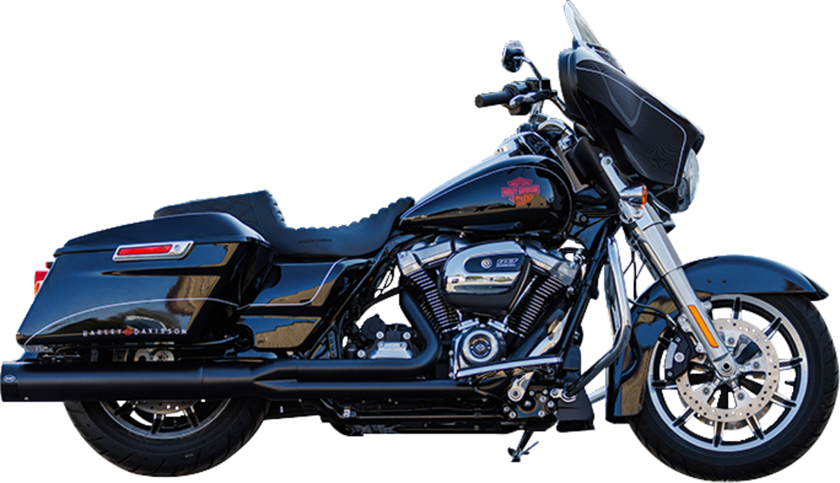 2-into-1 Sidewinder Exhaust System - 50-State - Black - M8 Touring - 1800-2732