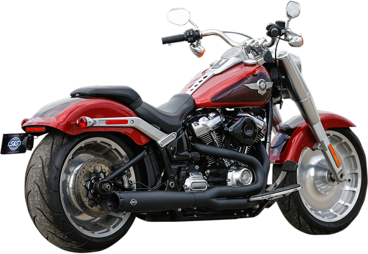 2:1 50 State Exhaust for M8 Softail - Black - 1800-2485