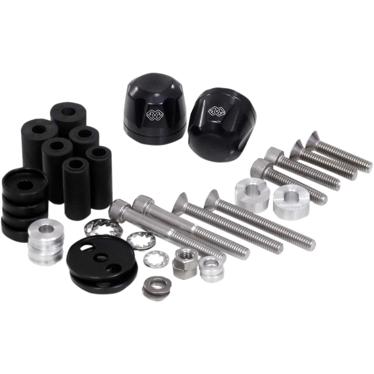 Gilles Tooling Bar-End Weights IP Black - LG-IP-22-B For Ducati Motorcycles 1994-2024 | Honda Motorcycles 1988-2024 | Suzuki Motorcycles 1995-2024