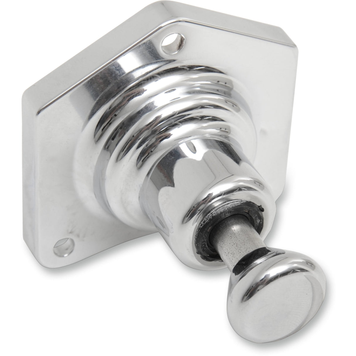 TERRY COMPONENTS 2110-0382 550003 Solenoid End Cover with Starter Button Solenoid End Cover - Starter Buttons - Chrome