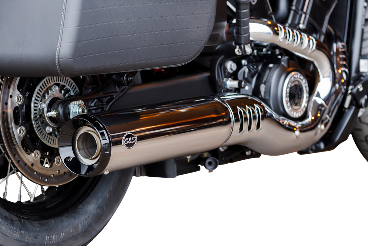 Grand National Slip-On Mufflers - Chrome - 50-State - 1811-4678