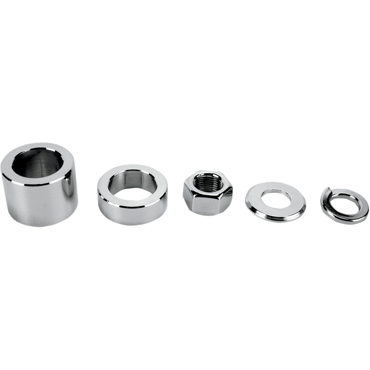Colony Axle Spacer Nut Kit Front Softail Fatboy Lo - 2387-5 For Harley Softail 2007-2015