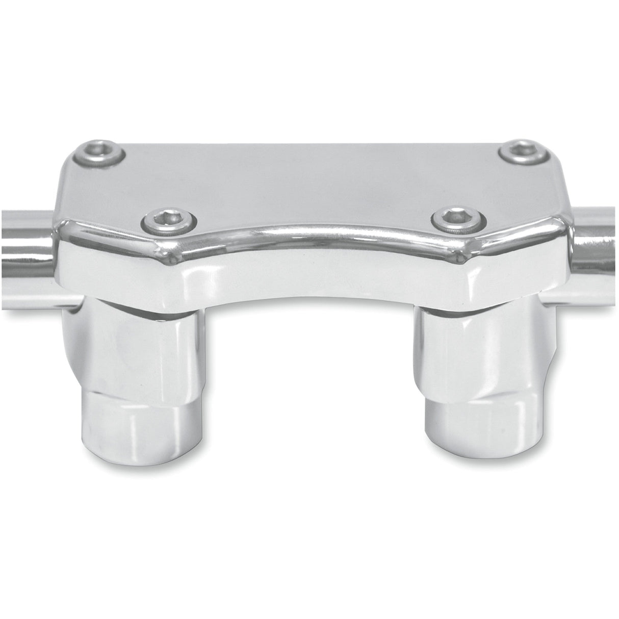 DRAG SPECIALTIES 0602-0453 Handlebar Riser & Top Clamp Kit 1-1/2" - buffalo - chrome