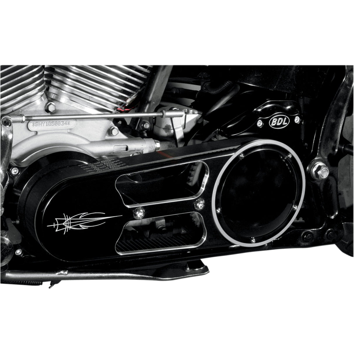 Belt Drives LTD. 2" Open Belt Drive Kit 2" Black - EV-575-B For Harley Softail / Screamin' 1990-2006