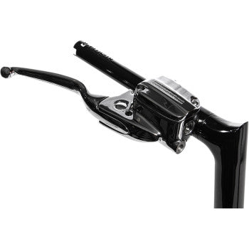 FAT Baggers INC. 1-1/2" EZ Install Pointed Top Handlebar 14" Black - 805014-B For Harley Touring 2006-2020