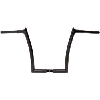 FAT Baggers INC. 1-1/4" EZ Install Pointed Top Handlebar 14" Black - 906014-B For Harley Road Glide 2015-2022