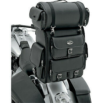 SADDLEMEN 3515-0096 3515-0096EX2200 Sissy Bar Bag with Roll Bag Drifter