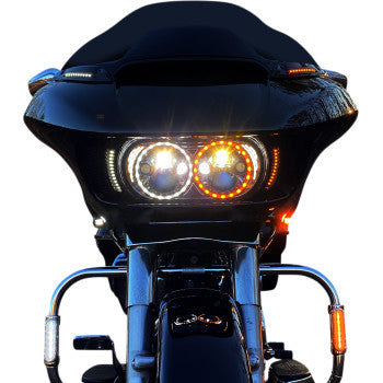 Custom Dynamics ProBEAM® Turn Signal - PB-RG-TS-15-B For Harley Road Glide 2015-2025