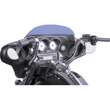 FAT Baggers INC. 1-1/4" EZ Install Round Top Handlebar 12" Chrome - 903012 For Harley Touring 1986-2022