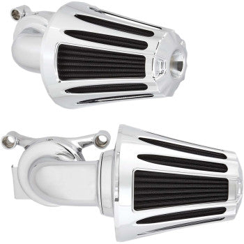 Arlen Ness Monster Sucker® Air Cleaner Kit — Deep Cut Chrome - 81-032 For Harley Motorcycles 2017-2025